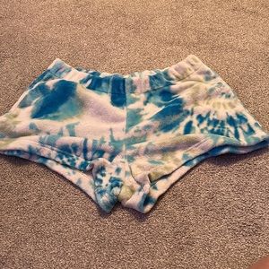 Tie dye shorts